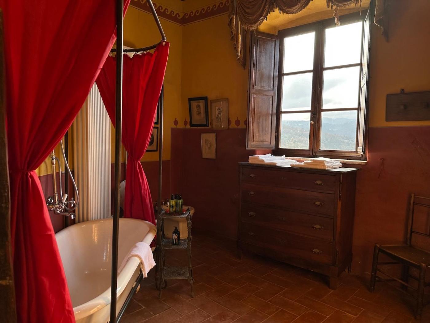 Castello Di Potentino Seggiano ภายนอก รูปภาพ